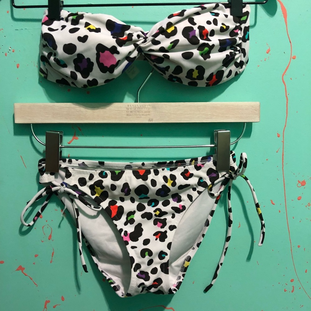 Colorful Leopard print Bikin
